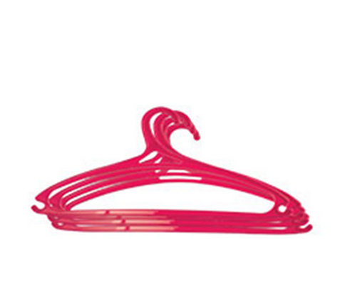 দ্যাংল হ্যাঙ্গার ৬ পিস সেট - লাল
